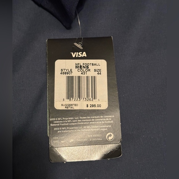 Percy Harvin Seattle Seahawks Nike Elite Jersey Size 44 Stitched MSRP $295 NWT - Picture 16 of 16